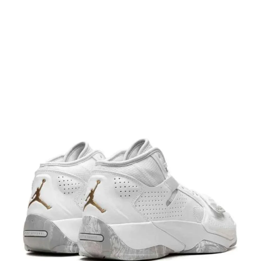 Women US 7 Jordan Zion 2 TB White Metallic Gold Basketba II &  (Men Size US 5.5) - Picture 3 of 8